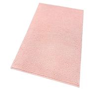 emmevi Tappeto Bagno Scendiletto Morbido Antiscivolo Camera Letto Pelo Lungo mod.FLUFFY 50X80 ROSA