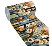 emmevi Tappeto Cucina Antimacchia Passatoia Pvc Stampa Digitale Morbido Moderno Antiscivolo 51x230 Dis_E