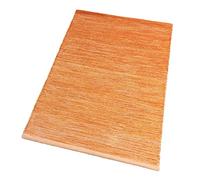 emmevi Tappeto Cucina Bagno Cotone Asciugapassi Ingresso Assorbente Lavabile Mod.ZENZERO 55X280 ARANCIONE