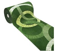 emmevi Tappeto Cucina Moderno Antiscivolo Passatoia Casa Ingresso Lavabile MOD.FAKIRO Dis.25 50X115 Verde