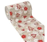 emmevi Tappeto Cucina Natale Natalizio Antiscivolo Passatoia Addobbi Festa MOD.EVOQUE Natale (B) 52 x 140