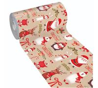 emmevi Tappeto Cucina Natale Pvc Alta Risoluzione Antimacchia Antiscivolo Passatoia Natalizia 51x180 Dis_F