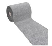 emmevi Tappeto Cucina Tinta Unita Antiscivolo Lavabile Passatoia Asciugapassi Ingresso Entrata 57X135 GRIGIO