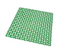 emmevi Tappeto Doccia Vasca Ventose Antiscivolo Tappetino Bagno Pvc Antimuffa Mod.SPERA_PEARLY 53X53 VERDE