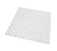 emmevi Tappeto Doccia Vasca Ventose Antiscivolo Tappetino Bagno Pvc Antimuffa Mod.SPERA_PEARLY 53X53 BIANCO