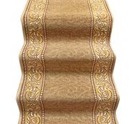emmevi Tappeto Scala Design Barocco Passatoia Corridoio Scalini Antiscivolo MOD.Picasso Dis_22 67X750 Beige