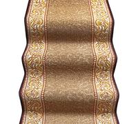 emmevi Tappeto Scala Gradini Stile Barocco Passatoia Ingresso Corridoio MOD.Picasso Dis_22 67X350 Marrone