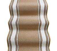 emmevi Tappeto Scala Passatoia Ingresso Corsia Rivestimento Scale Antiscivolo MOD.Linda 67X500 Beige