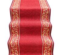 emmevi Tappeto Scala Stile Barocco Corsia Ingresso Corridoio Antiscivolo MOD.Picasso Dis_22 67X350 Bordeaux