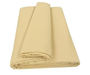 emmevi Telo Arredo Cotone Copridivano Granfoulard Copri Letto Divano Tessuto Multiuso 260X280 Beige