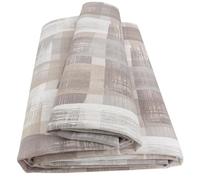 emmevi Telo Arredo Striato Moderno Multiuso Copridivano Cotone Gran Foulard Coperta Picnic 260X280 Cm