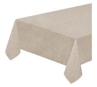 emmevi Tovaglia Cotone Cucina Morbida Copritavolo Tinta Unita Pastello Mod.GREASE DIS_19A 135X180 BEIGE