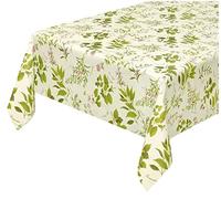 emmevi Tovaglia Cucina Antimacchia Plastificata Cerata Copritavolo Erbetta Natura Mod.ITALIA DIS_6 120X120