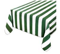 emmevi Tovaglia Giardino Cotone Bordata A Righe Varie Misure Copri Tavolo Piscina Cucina Mod.TOV COTONE 135X180 FASCIATO VERDE