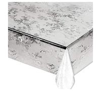 emmevi Tovaglia Trasparente Antimacchia Varie Misure Plastificata PVC Copri Proteggi Tavolo su Misura Protettiva MOD.Lux (C) 140X120