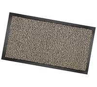 emmevi Zerbino Asciugapassi Antiscivolo Antinciampo Tessitura Morbida Retro Gommato Varie Misure 100% Made in Italy MOD.Texas 60X90 Beige