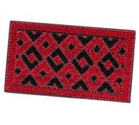 emmevi Zerbino Asciugapassi Ingresso Antiscivolo Vellutato Morbido Mod.GOLD DIS_11 50X80 RETTANGOLARE ROSSO
