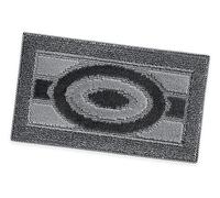 emmevi Zerbino Asciugapassi Ingresso Tappeto Antiscivolo Morbido Mod.GOLD DIS_2 40X70 RETTANGOLARE GRIGIO