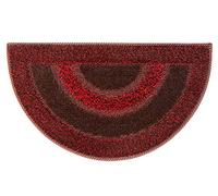 emmevi Zerbino Asciugapassi Vellutato 40x70cm Tappeto Ingresso Antiscivolo MOD.Gold Dis_2 SEMILUNA Rosso