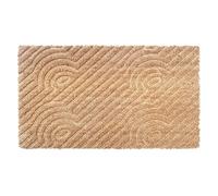 emmevi Zerbino Cocco 3D Moderno 40x70 Cm Antiscivolo Tappeto Rettangolare Porta Ingresso Entrata (C)
