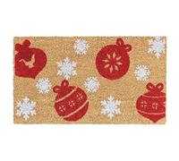 emmevi Zerbino Cocco Natale Auguri 40x70 Antiscivolo Tappeto Ingresso MOD.Cocco Natale Rettangolare New (F)