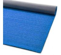 emmevi Zerbino Cocco Naturale Colorato Antiscivolo Su Misura Tappeto Ingresso Entrata 100x100 cm Blu