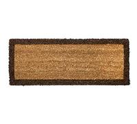 emmevi Zerbino Cocco Naturale più Misure Porta Ingresso Antiscivolo MOD.Cocco Bordo Salva 25x50 Marrone