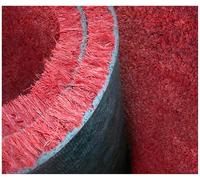 emmevi Zerbino Cocco Naturale Rosso Antiscivolo Tappeto Ingresso Raschia Fango più Misure MOD.Cocco su Misura Rosso 100X150