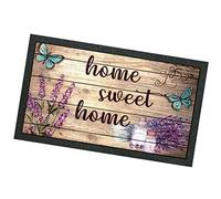 emmevi Zerbino Ingresso 40x70 Asciugapassi Antiscivolo Moderno Lavanda mod.FORMAT PRINT RETTANGOLARE (E)