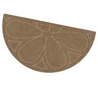 emmevi Zerbino Ingresso Porta Morbido Tappeto Asciugapassi Assorbente Antiscivolo mod.ELBA SEMILUNA BEIGE
