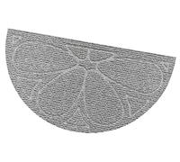 emmevi Zerbino Ingresso Porta Morbido Tappeto Asciugapassi Assorbente Antiscivolo mod.ELBA SEMILUNA GRIGIO