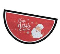 emmevi Zerbino Natalizio Gomma Sostenibile Semiluna 40x70 Cm Asciugapassi Natale Ingresso Antiscivolo DIS_A