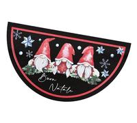 emmevi Zerbino Natalizio Gomma Sostenibile Semiluna 40x70 Cm Asciugapassi Natale Ingresso Antiscivolo DIS_D