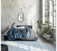 EMMI SPECCHIO SFACCETTATO CORNICE DA APPENDERE 48,5X66CM BORDO NERO