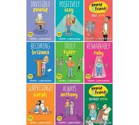 Emmie & Friends Graphic Novel Series 9 Books Collection Set by Terri Libenson - Invisible Emmie, Positively Izzy, Just Jaime, Becoming Brianna, Truly ... Sarah, Always Anthony & Entirely Emmie