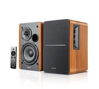 EMNT Edifier R1280Ts Powered Bookshelf Speakers - 2.0 Stereo Active Near Field Monitors - Studio Monitor Speaker - 42 Watts RMS with Subwoofer Line out - Wooden Enclosure