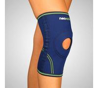 Emo - Ginocchiera in neoprene con rotula libera, rinforzata, diverse taglie L (36-38 cm)