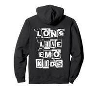 Emo Rock Long Live Emo Kids y2k 2000s Emo Ska Punk Musica Felpa con Cappuccio