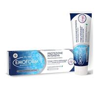 Emoform Dentifricio Protezione Intensiva 100ml con Sali di Potassio e Calcio - Protegge i Colletti Gengivali Deboli e lo Smalto dei Denti Sensibili - Sbiancamento Denti, dona un Bianco Naturale