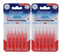 Emoform Scovolini Interdentali Rosso Misura ISO 2 2x1 St