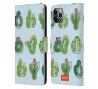 emoji® CACTUS E ANANAS CUSTODIA COVER A PORTAFOGLIO PER APPLE iPHONE TELEFONI