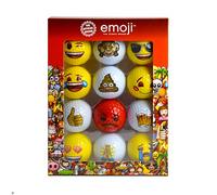 Emoji Official Novelty Fun Golf Balls Packs, Gift for Christmas, Multicoloured