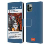 emoji® PARODIE DI HALLOWEEN CUSTODIA COVER PORTAFOGLIO IN PELLE PER APPLE iPHONE