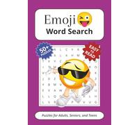 Emoji Word Search Puzzle Book: Word Searches with Easy to Read Print about emojis, Technology, People, Animals and Nature and More | 6x9 inches, 110 ... … Gift for Vacations, Holidays and Free Times