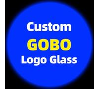 Emoragifou Vetro Logo Personalizzato per GOBO Projector - Proiettore Logo | Vetro Logo Multicolore per proiettore GOBO 10W-602W, Vari Diametri per Aziende, Eventi e Matrimoni