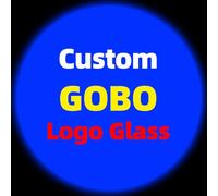 Emoragifou Vetro Logo Personalizzato per GOBO Projector - Proiettore Logo | Vetro Logo Multicolore per proiettore GOBO 10W-603W, Vari Diametri per Aziende, Eventi e Matrimoni