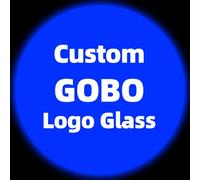 Emoragifou Vetro Logo Personalizzato per GOBO Projector - Proiettore Logo | Vetro Logo Multicolore per proiettore GOBO 10W-601W, Vari Diametri per Aziende, Eventi e Matrimoni