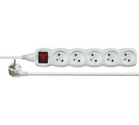 Emos 1902150500 unità di distribuzione dell'energia (PDU) Bianco 5 presa(e) AC