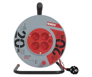 Emos 1908142001 unità di distribuzione dell'energia (PDU) Blu, Arancione 4 presa(e) AC