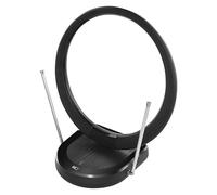 EMOS Antenna interna di design J0704, antenna digitale attiva interna per ricezione Full HD da DVB-T/T2, DAB, con filtro LTE/5G integrato e amplificatore di segnale regolabile, ricezione segnale 0-25